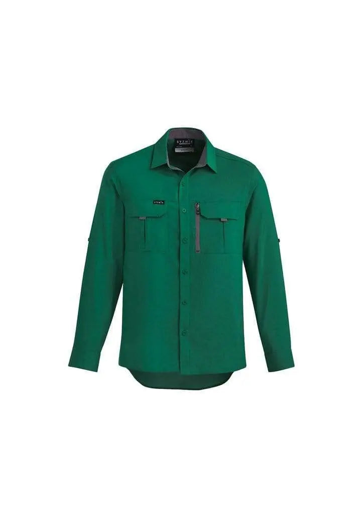 SYZMIK mens outdoor l/s shirt zw460 Metro Workwear.